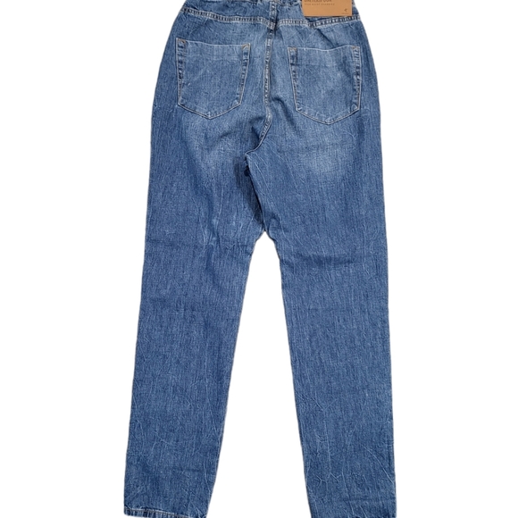 OneTeaspoon Shabbies Drawstring Boyfriend Jeans in Resort Blue XS - Picture 8 of 10